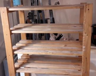 Wood shelving (2).