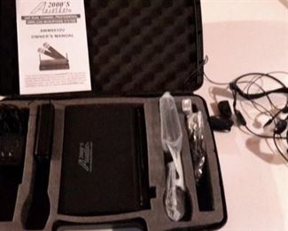 Audio 2000's UHF Dual Channel Professional Wireless Microphone System, in box.