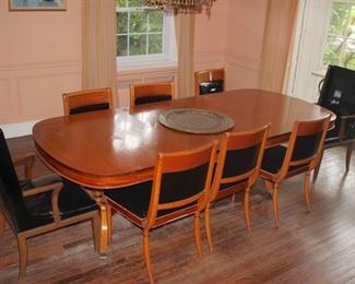 Quality Dining Room Table with 8 Chairs