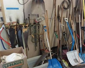 Assorted Hand & Lawn Tools