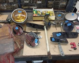 Assorted Car Parts & Hand Tools