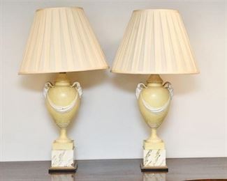 19. Pair of Neoclassical Style Lamps