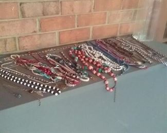 21 Large Variety of Womens Costume Necklaces