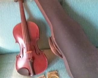 43 Vintage Violin and Case