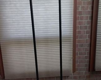 49 Pair of Black Metal Floor Lamps