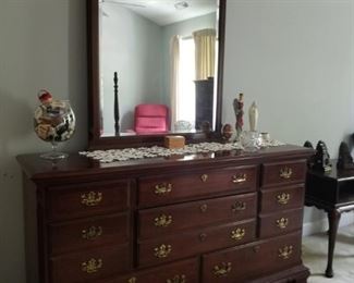 Pennsylvania house dresser and mirror