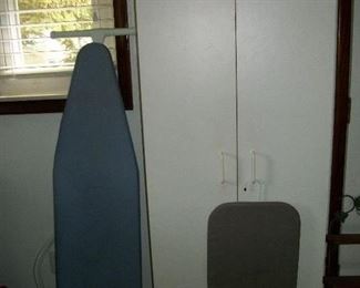 Ironing Board (SOLD), White Cabinet
