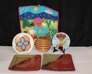 Peter Max plate and more decor