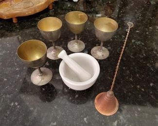 Antique pewter