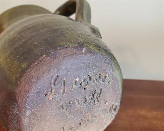 Signed pottery