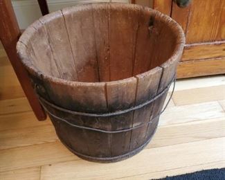 Antique well bucket.