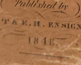 Antique USA map