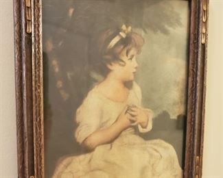 Antique framed prints