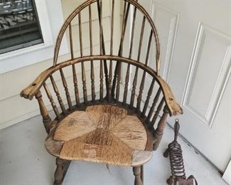 Antique Windsor rocker