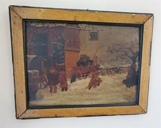 Antique paintings