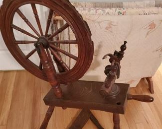 Antique spin wheel