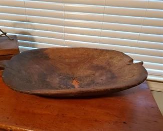 Antique dough bowls