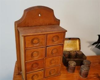 Antique spice rack