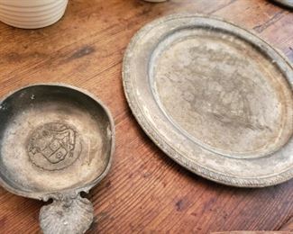 Antique pewter