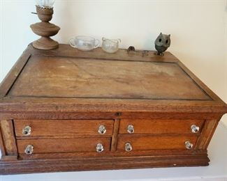 Antique travel trunk, 1800s