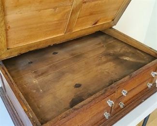 Antique travel desk