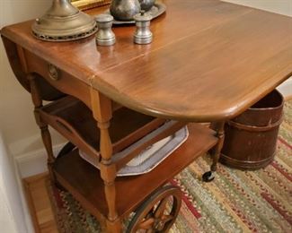 Vintage tea cart
