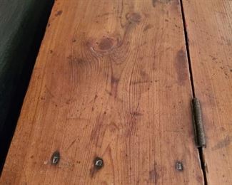 Top of 1800s desk