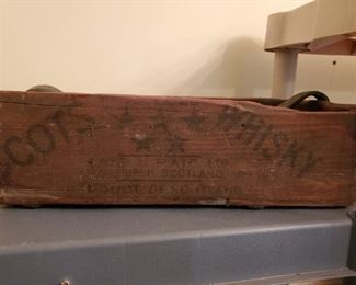 Scots whiskey box