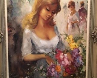 J. Y. Pardier Signed Oil on Canvas