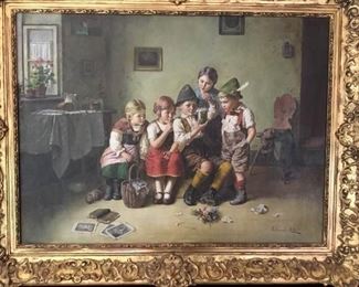 Original Oil by Edmund Adler