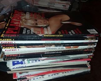 50 year span of gentlemen's magazines. 60s - 2010s
Hundreds available. 
Make any offer, and take them all!