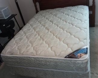 Sealy bedding. Excellent condition. 
Full sized mattress,  box springs,  frame and headboard.