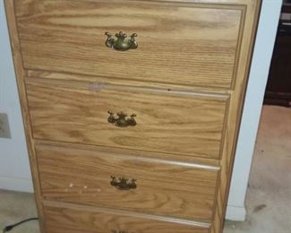 Small chest of drawers.  
Great size for Versitality 