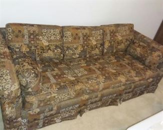 Sofa sleeper, retro fabric
Low price! Solid construction. 
Earn your deep discount...
This is located on the second floor,  bring friends to help you move it from the house!!!