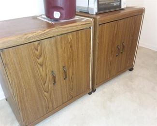 Twin rolling  Microwave carts, 
Multiple uses!