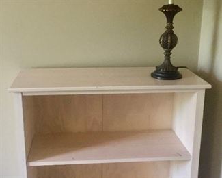 Bookshelf and Lamp