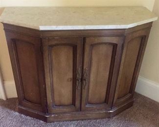 Marble Top Cabinet 