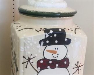 Snowman Cookie Jar