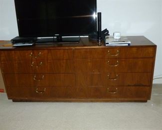 Neat dresser, tv not for sale