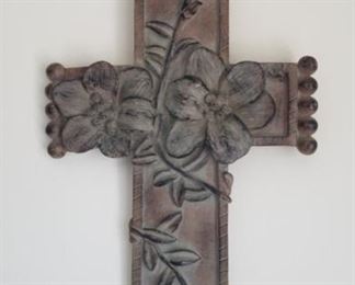 Ornate wooden cross