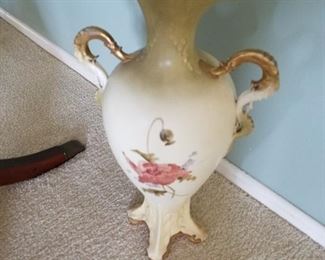Upscale painted large vase