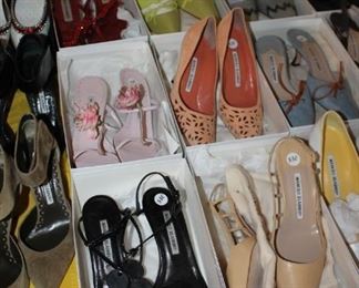 Manolo Blahnik women's shoes, size 6, 6.5, and a few 7s