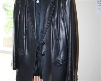 Donna Karan leather jacket