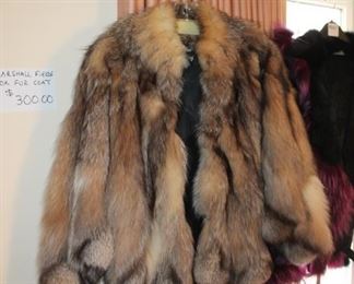 Marshall Field's fox fur coat