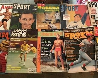Check out all the vintage sports magazines
