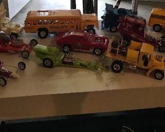Vintage model cars