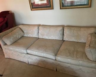 Nice off white sofa.