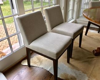 Lot#20   5 like new RH Modern Morgan Dining Chairs 1,100.00 for the set.