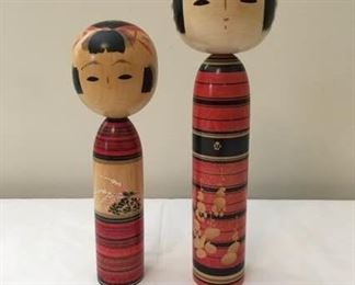 Early 1970's Japanese Kokeshi Dolls