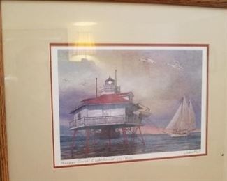 signed artwork, pair of these by John Moll
